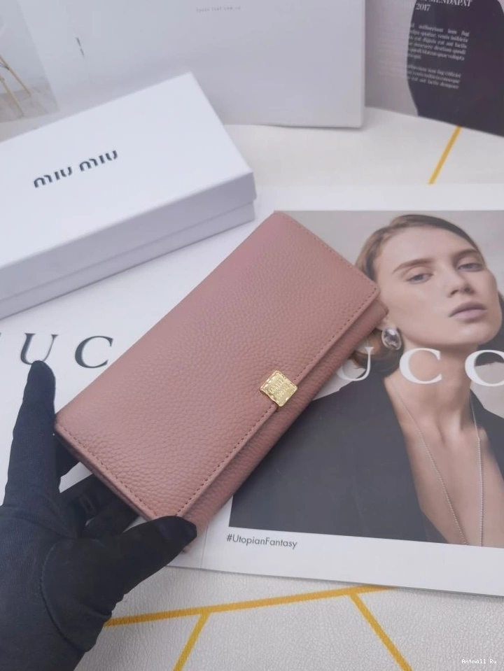 MoistureWicking Miu Purse Miu 85851 Wallets 0727